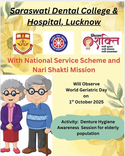 World Geriatric Day: Denture Hygiene Awareness Session for Elderly Population
