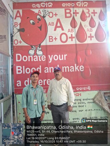 Blood Donation to an Accidented Ex NSS Volunteer