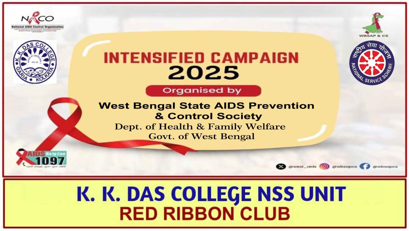 Rally to raise awareness and sensitize people about HIV/AIDS