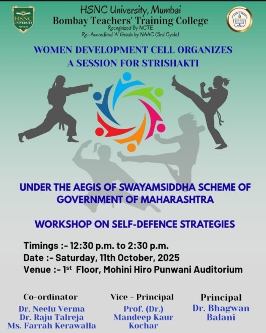 Workshop on Self Defence Strategies