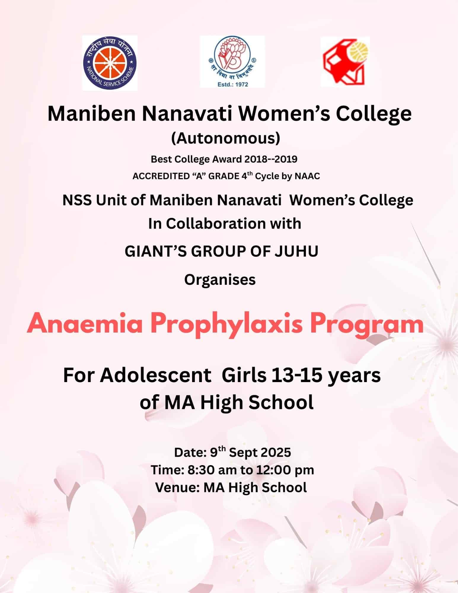 Anaemia Prophylaxis Program