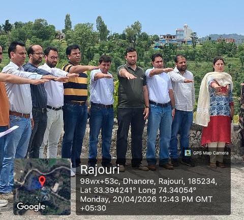 Pledge Ceremony Promoting Drug-Free Society at School of Biosciences and Biotechnology, BGSBU, Rajouri, J