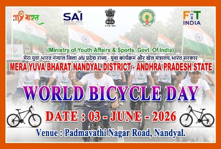 WORLD BICYCLE DAY -NANDYAL
