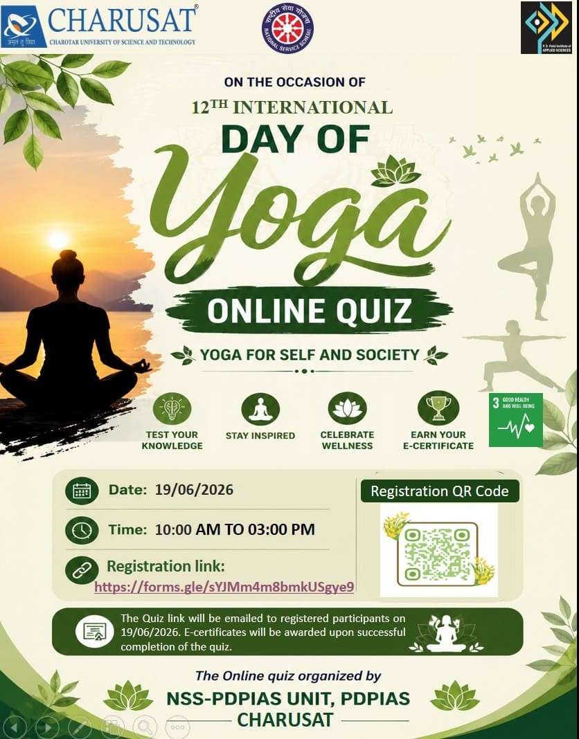 The online quiz on Yoga registration form