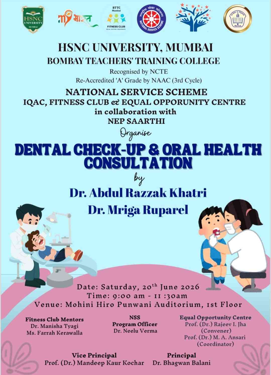 General Medical Check-up and Dental Check-up