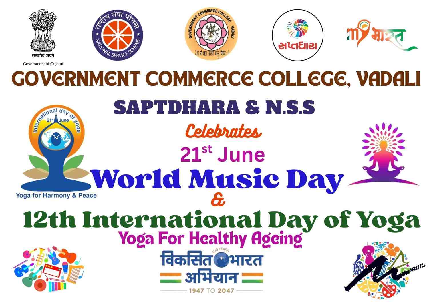 12th International Day of Yoga and World Music Day