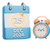 Calendar and clock