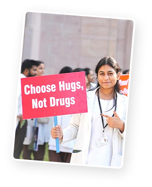 Anti-drug pledge drive